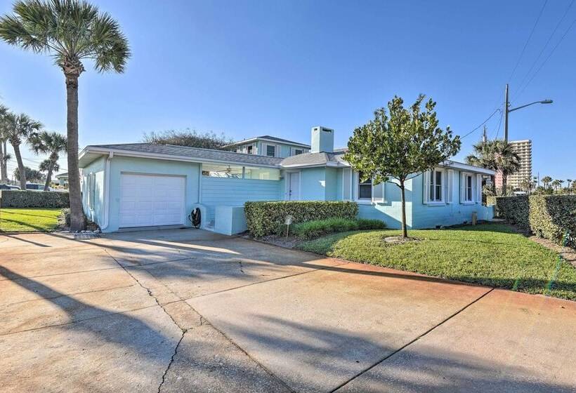 Modern Seaview House   200 Yards To Daytona Beach!