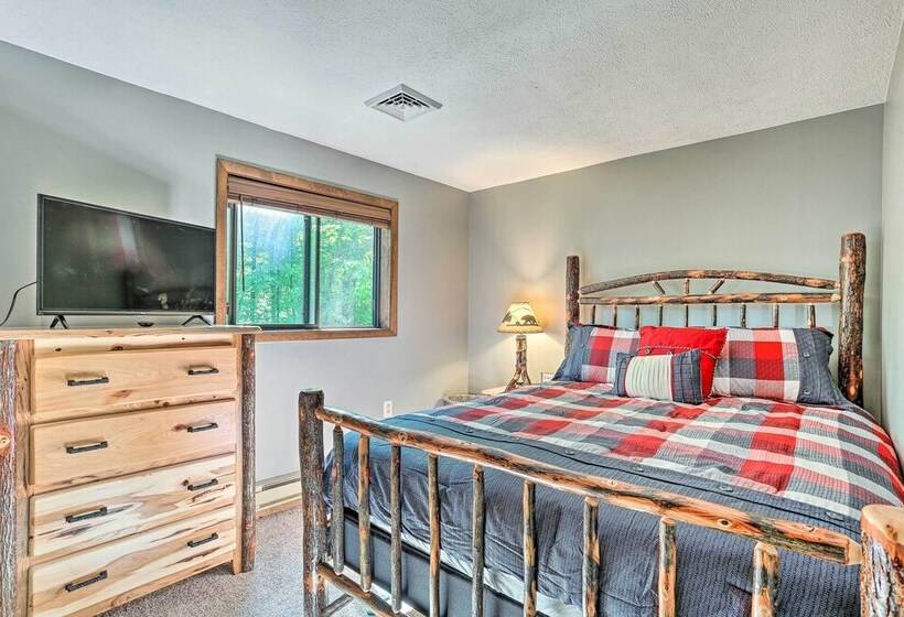 Walk To Lake & Beach: Pocono Cabin W/ Fire Pit