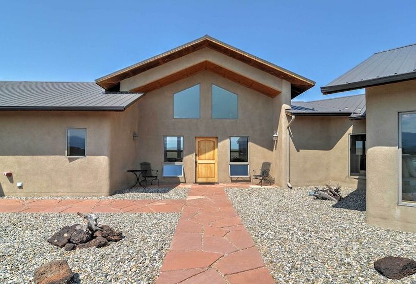 Traditional Taos Home: 26 Acres W/ Mountain Views