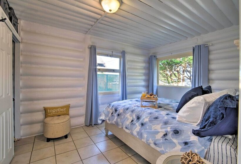 Unique Dog Friendly Log Cabin: Short Walk To Ocean