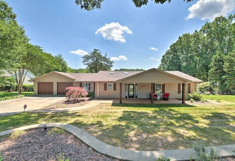 Waterfront Home W/ Private Beach On Lake Norman!