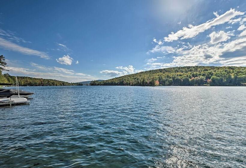 Inviting Lakefront Home: Seasonal Boat Dock!
