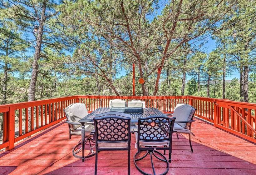 Alto, Pet Friendly Ruidoso Cabin W/ Deck & Grill! ההצעות הטובות עם