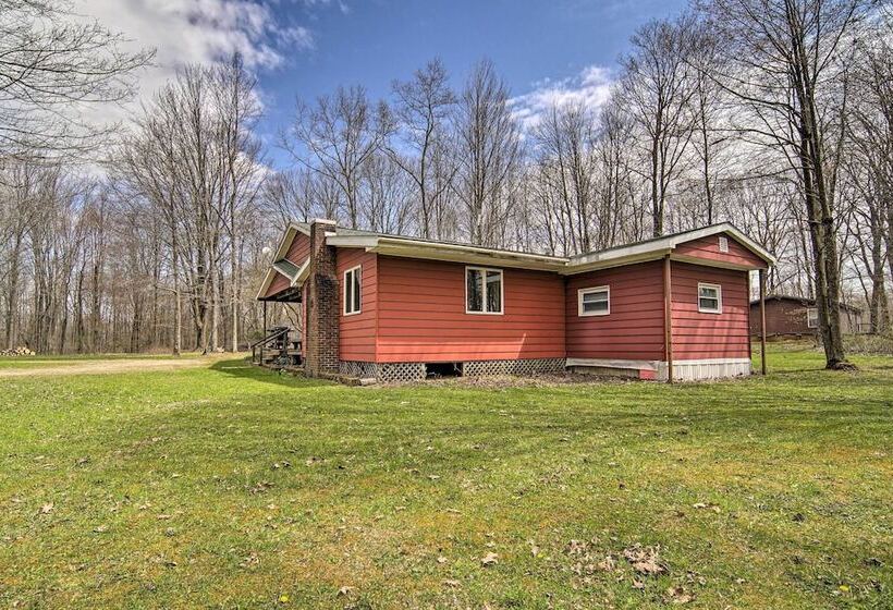 Rustic & Modern Russell Cabin W/ Grill + Deck