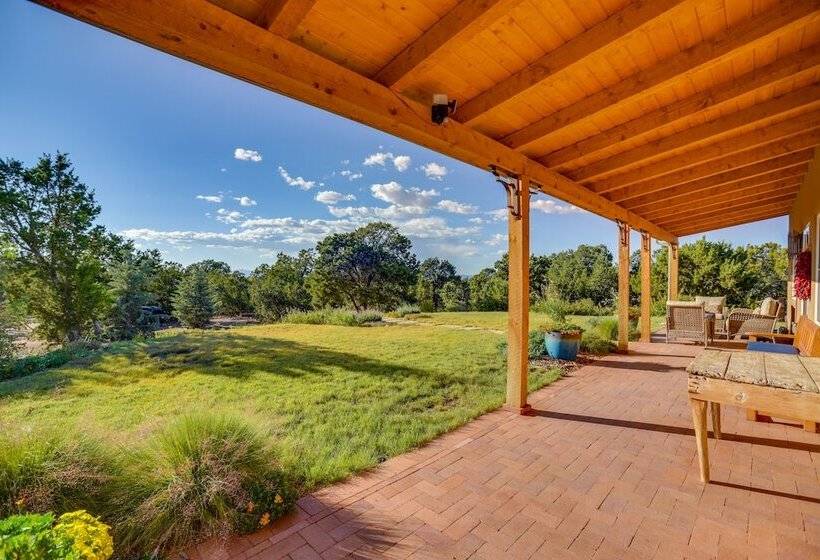 Hidden Santa Fe Gem   Nestled In Tesuque Hills!