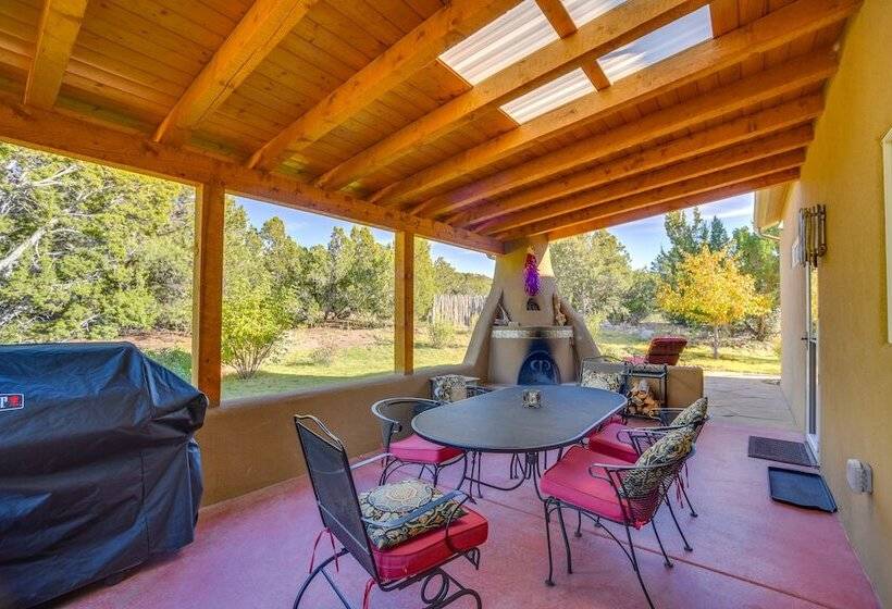 Hidden Santa Fe Gem   Nestled In Tesuque Hills!