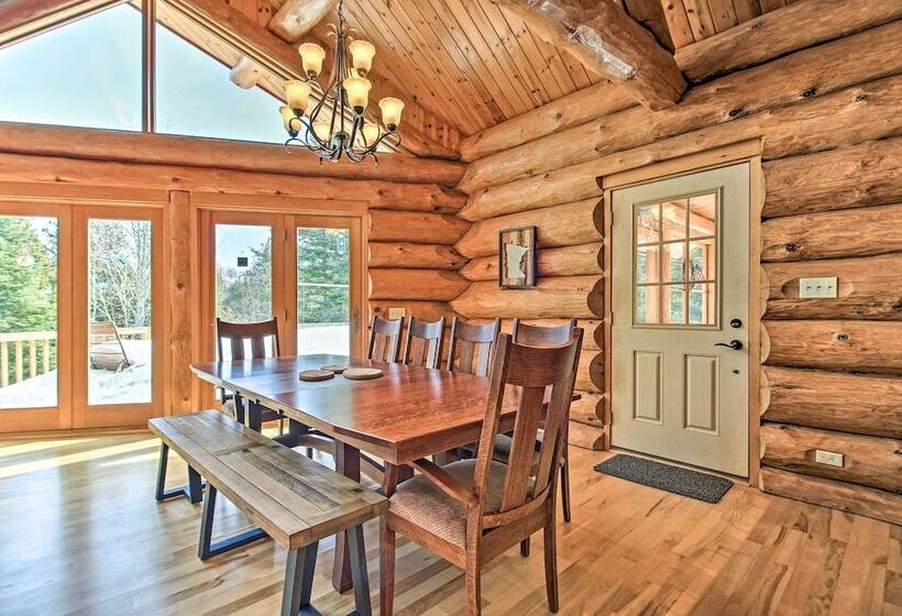 Lakefront Log Cabin W/dock ~9 Mi To Lutsen Mtn
