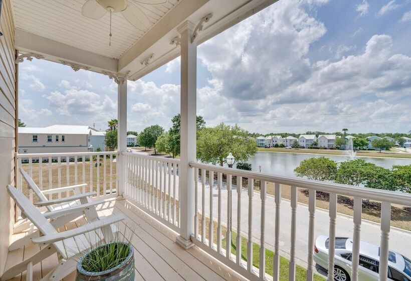 6 Mi To Disney: Lakefront Reunion Resort Home