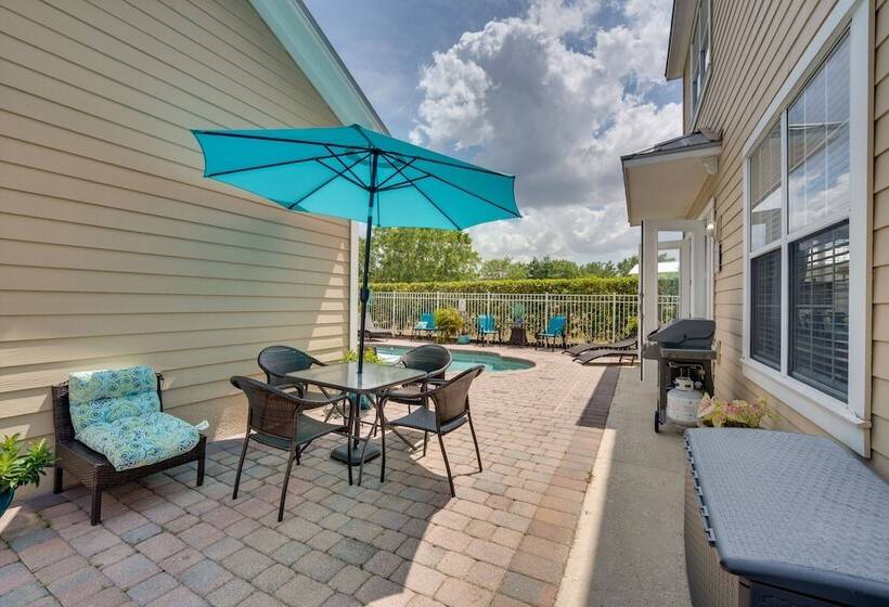 6 Mi To Disney: Lakefront Reunion Resort Home