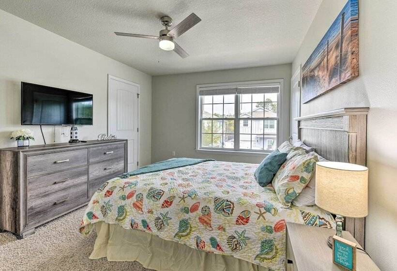 Half Mi To Inlet Beach: Home W/ Grill & Fire Pit