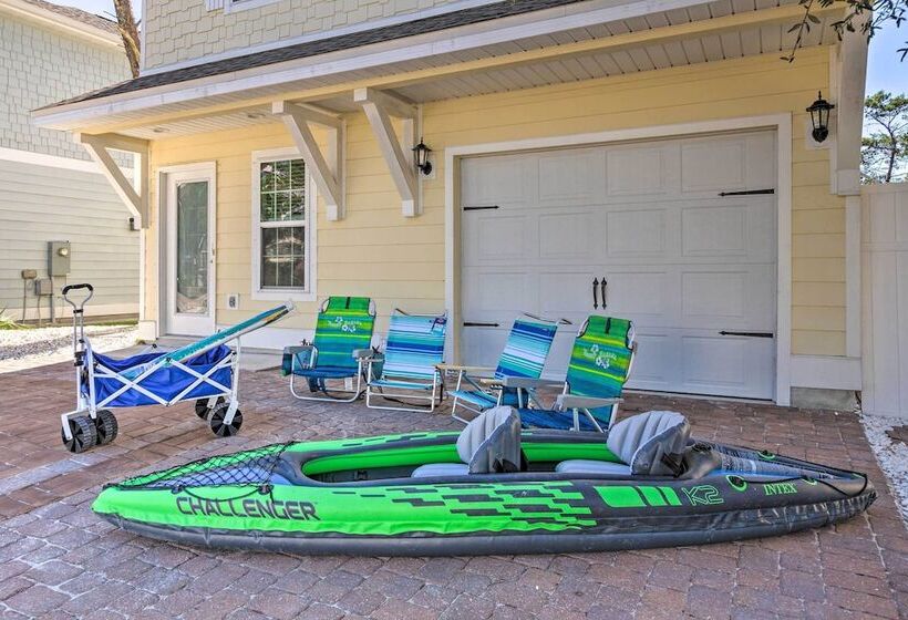 Half Mi To Inlet Beach: Home W/ Grill & Fire Pit