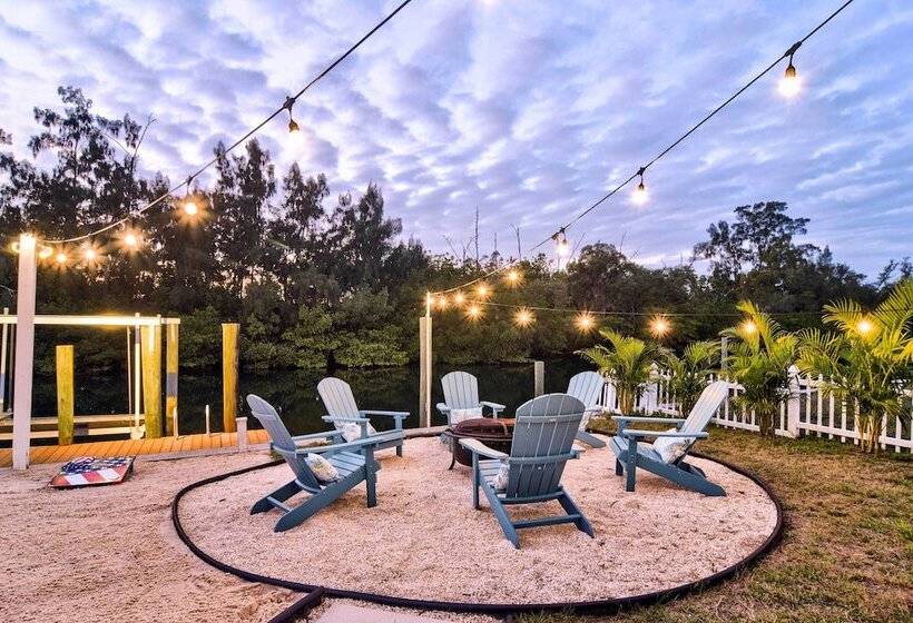 Waterfront Bradenton Home: Heated Pool & Fire Pit