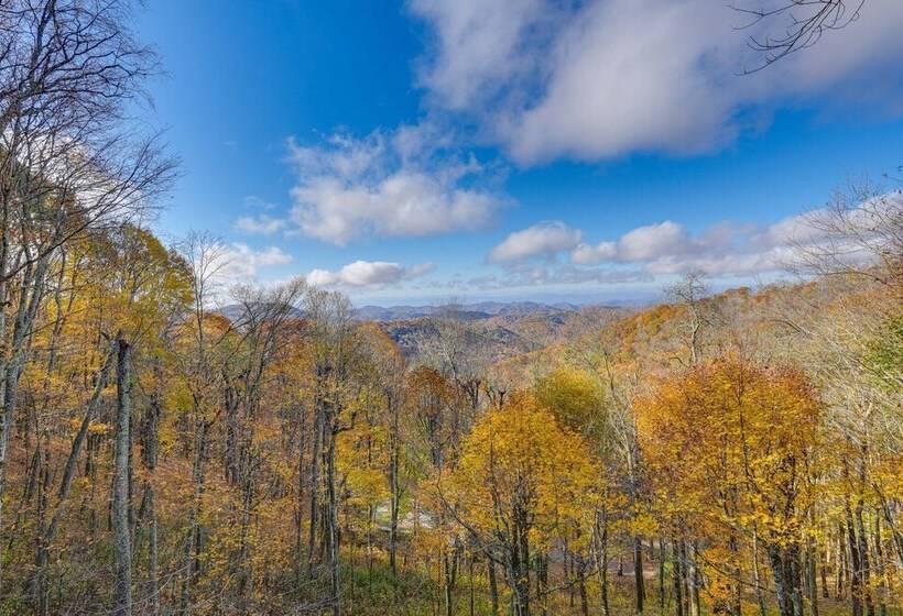 Wolf Laurel Resort Home W/ Long Range Views!