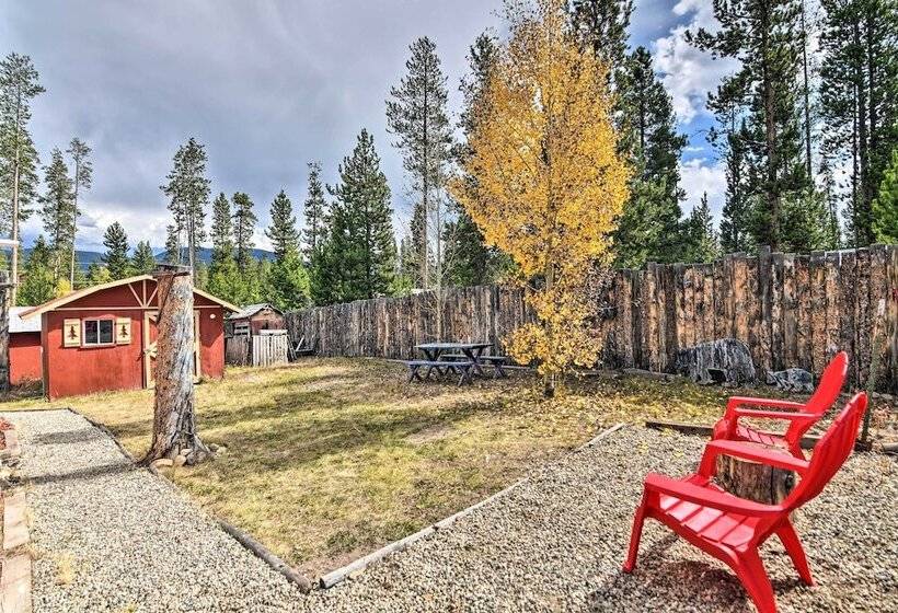 4 Mi To Grand Lake: Mtn View Cabin W/ Fire Pit!