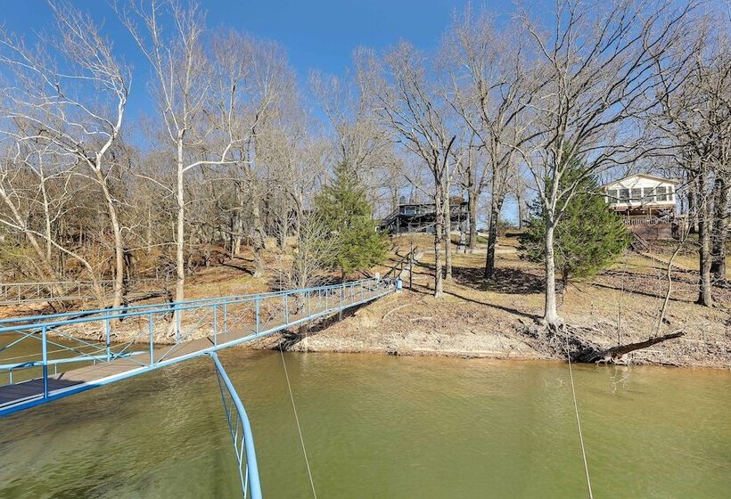 Lakefront Oklahoma Abode   Deck, Fire Pit & Grill