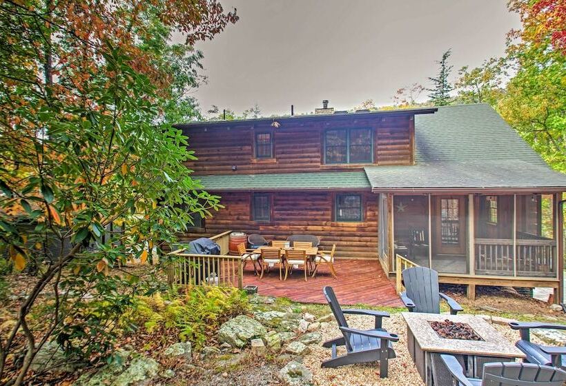 Massanutten Resort Log Cabin W/ Mountain Views!