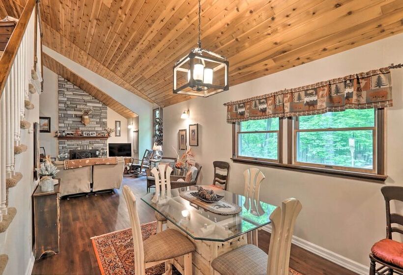 Relaxing Eagle Rock Resort Home   1 Block To Lake!