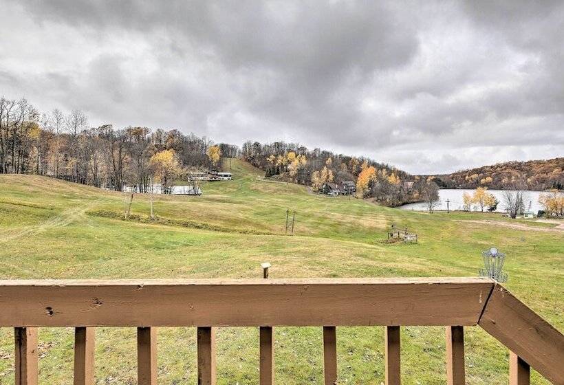 Upson Ski In/ski Out, End Unit Cabin W/ Fireplace!