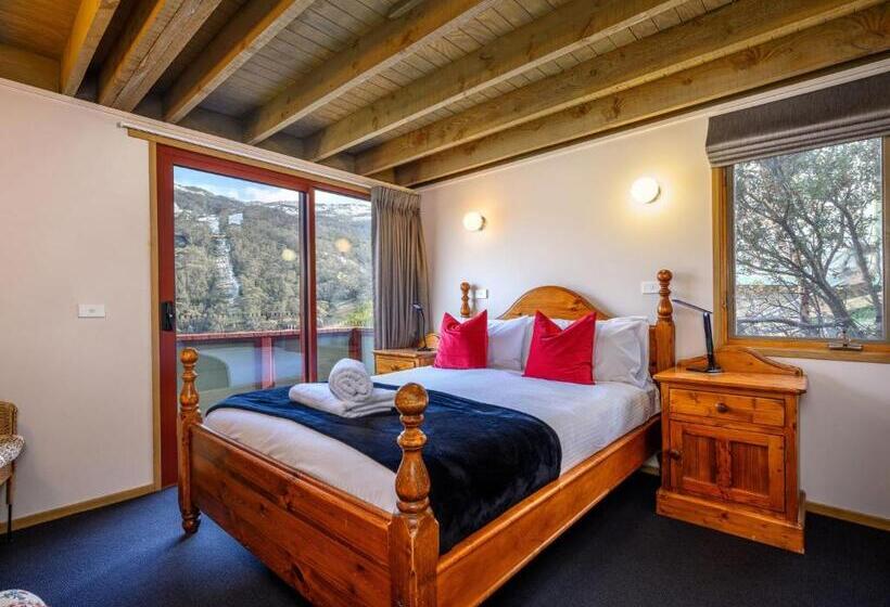 هتل Banjo 5 Two Bedroom And Loft With Alpine Views And Fireplace