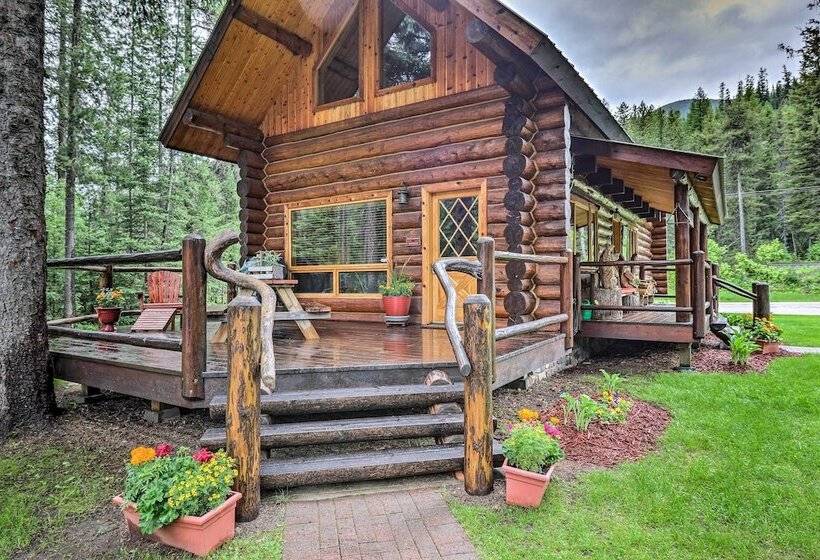 Cozy Glacier Park Log Cabin    Best In The West!