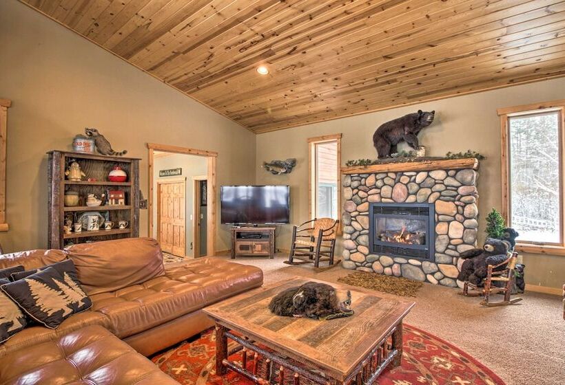 Expansive Ruth Lake Home W/ Dock, Fire Pit & Beach