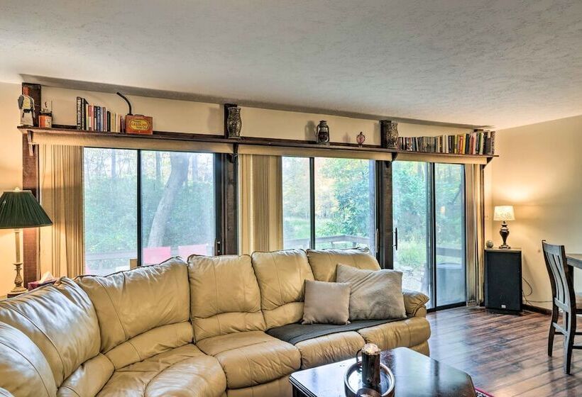 Farmington A Frame W/ Lake Access & Fire Pit!