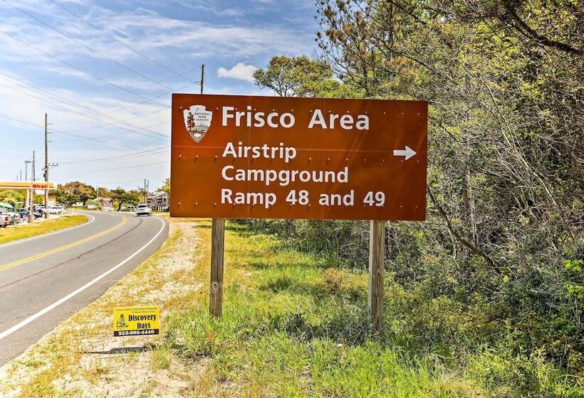 Outer Banks Island Cottage   1 Mi To Frisco Beach!