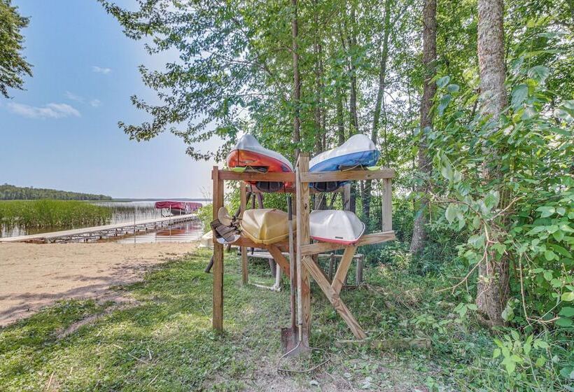 Quiet Lakefront Grand Rapids Cabin On 5 Acres