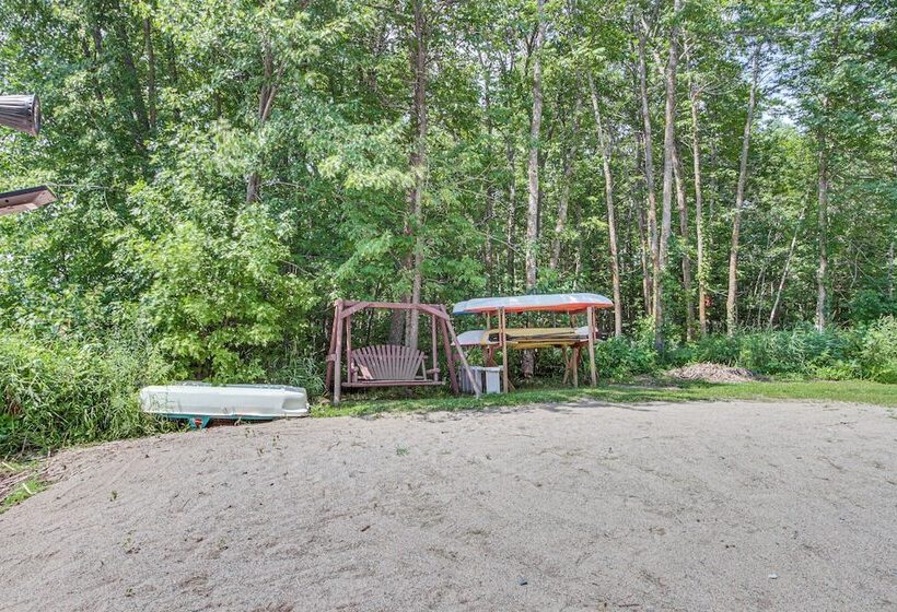 Quiet Lakefront Grand Rapids Cabin On 5 Acres