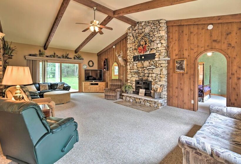 Spacious Lakefront Home W/ Patio & Boat Dock!