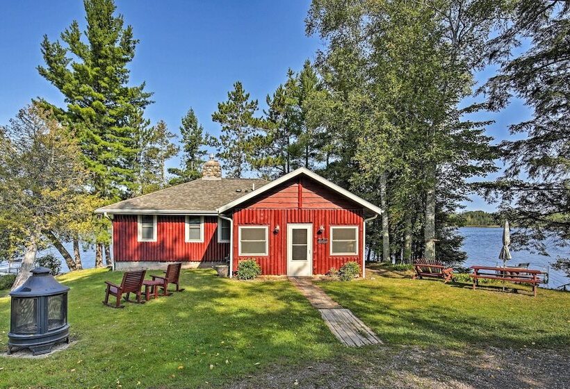 Cozy Lakefront Cabin W/ Indoor Gas Fireplace!