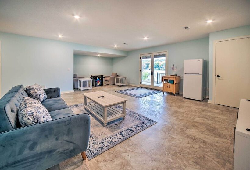 Family Home On Crystal Lake W/ Private Beach!