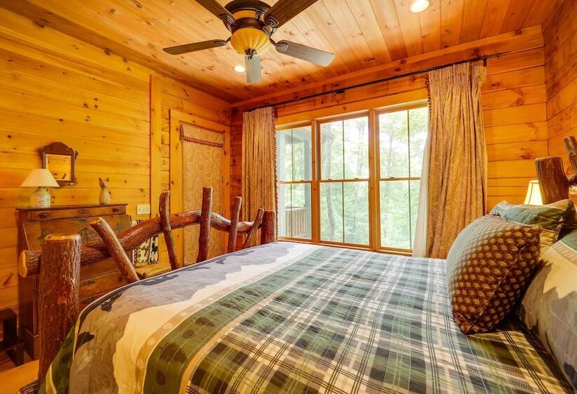 Hilltop Hideaway  Cabin W/ Porch + Fire Pit!