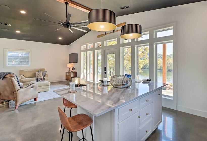 Modern Norfork House W/ Patio On White River!