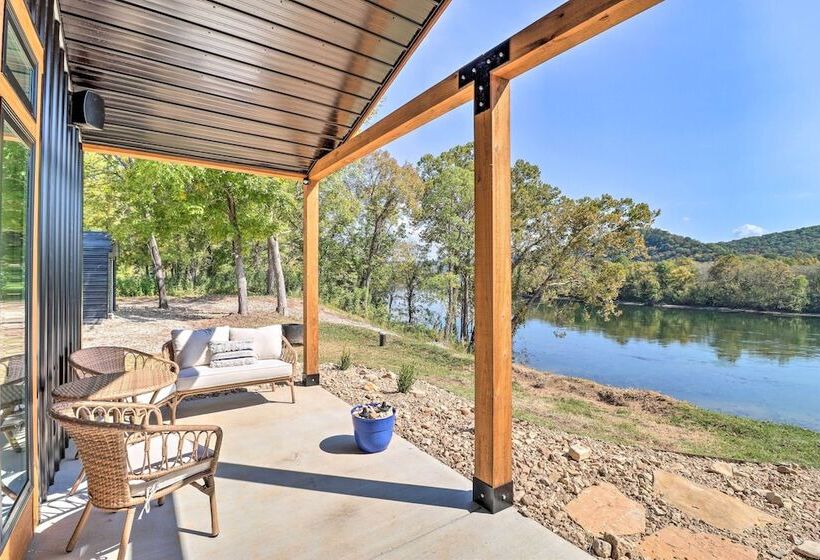 Modern Norfork House W/ Patio On White River!