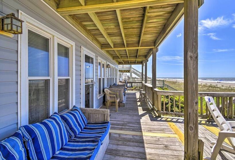 Oceanfront Retreat W/ Holden Beach Access!