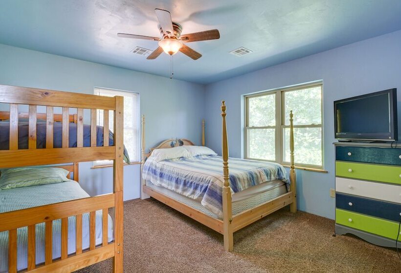 Spacious Log Cabin In Fairland, 1 Mi To Grand Lake