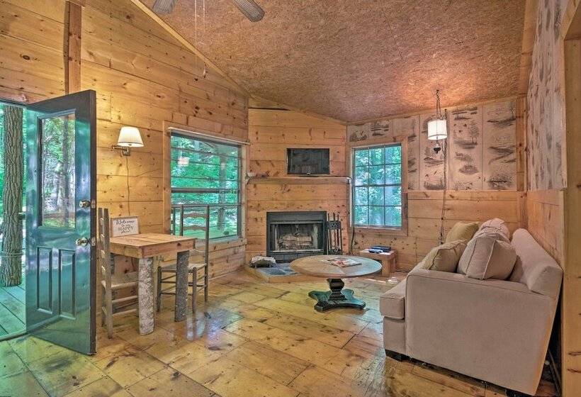 Pisgah Forest  The Oak  Cabin W/deck By Creek
