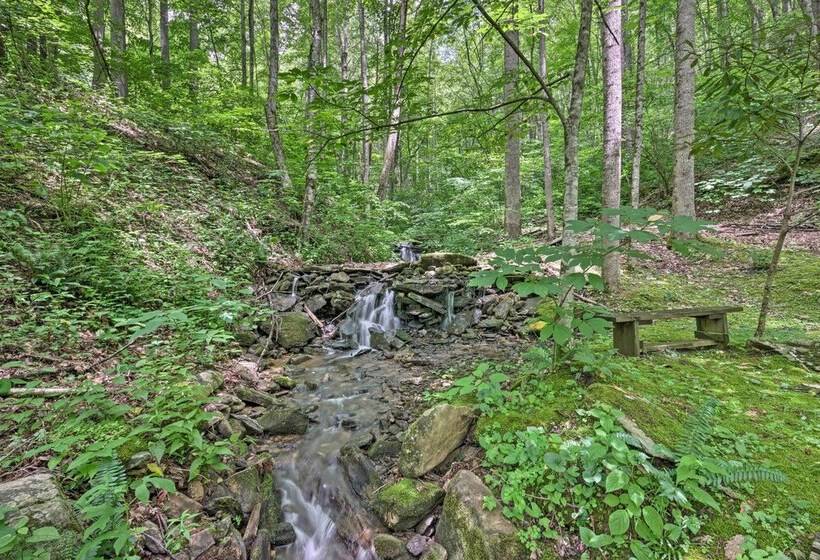 Pisgah Forest  The Oak  Cabin W/deck By Creek