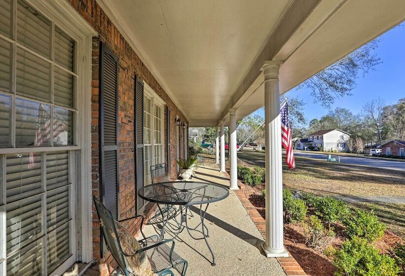 Quiet Dothan House With Fenced Yard + Fire Pit!