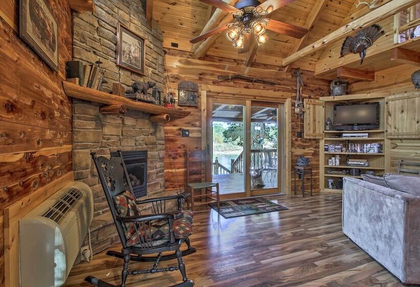 Macks Creek Cabin On 30 Acres W/ Dock & Watercraft