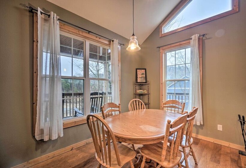 Sevierville Cabin W/ Lake Views & Wraparound Porch