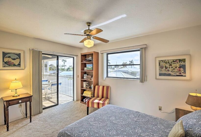 Private Pool & Deck: Canalfront St James City Home