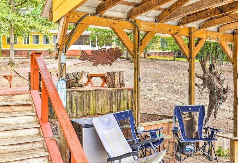 Cheery Swansea Home On Calmont Pond W/ Dock!
