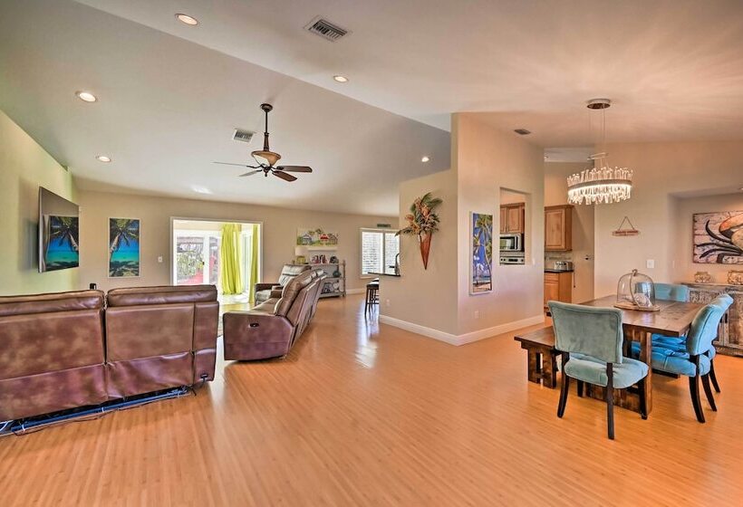 House W/ Heated Pool & Grill   Walk To Beach!