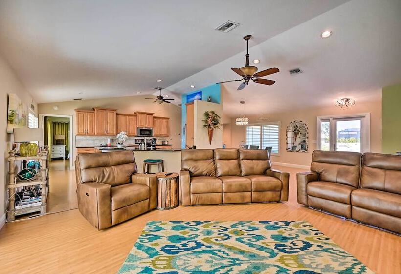 House W/ Heated Pool & Grill   Walk To Beach!