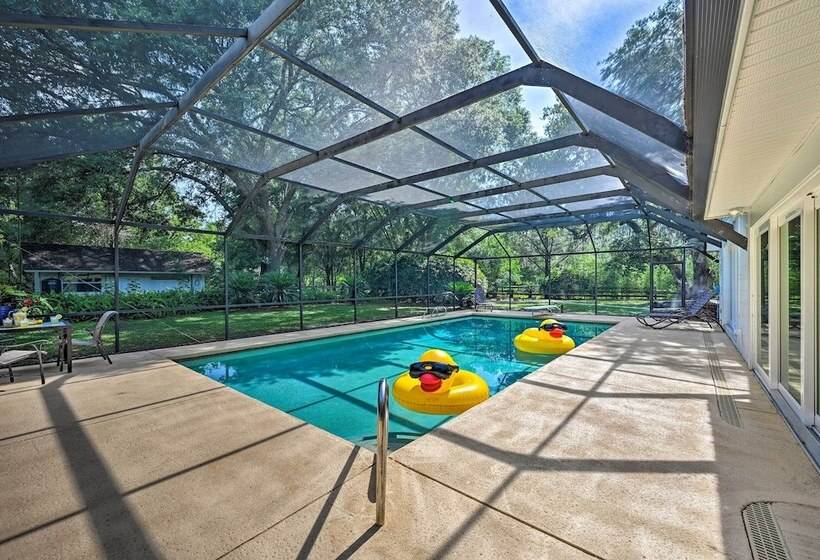 Huge Lutz Family Retreat W/ Game Room & Pool!