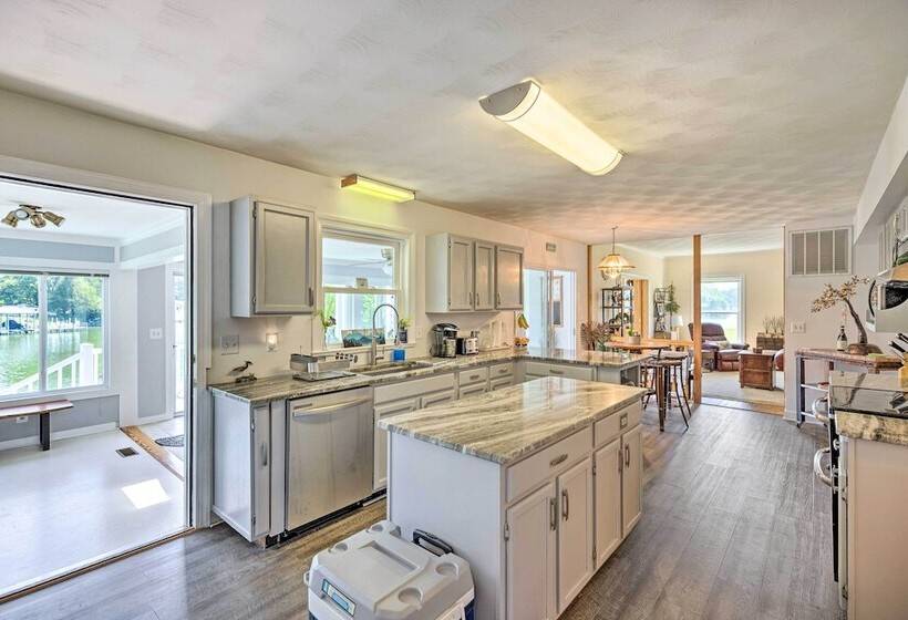 Idyllic Waterfront Home W/ Game Room & Dock