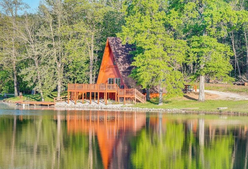 Lakefront A Frame Cabin With Community Perks