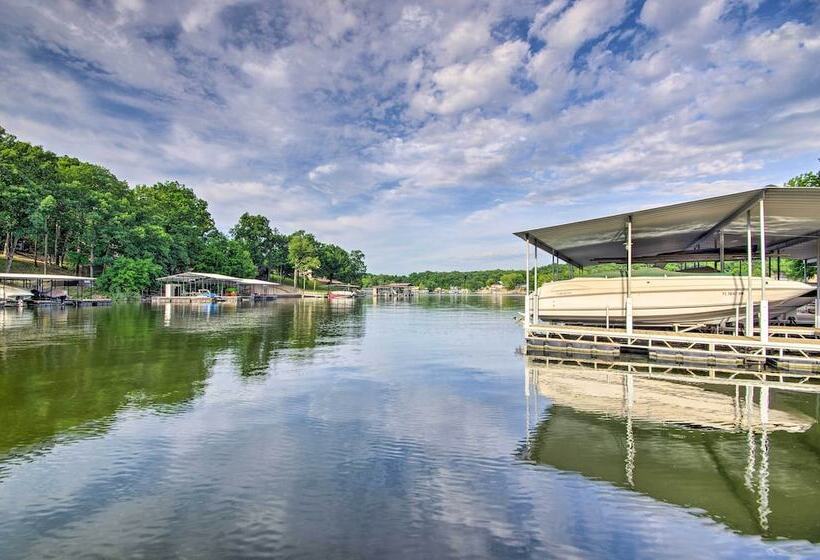 Private Boat Dock: Lakefront Eldon Home!